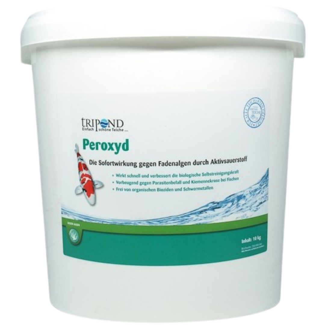 TRIPOND Peroxyd 10 kg – Profigröße Fadenalgenmittel Aktivsauerstoff für große Koiteiche und Zuchtanlagen