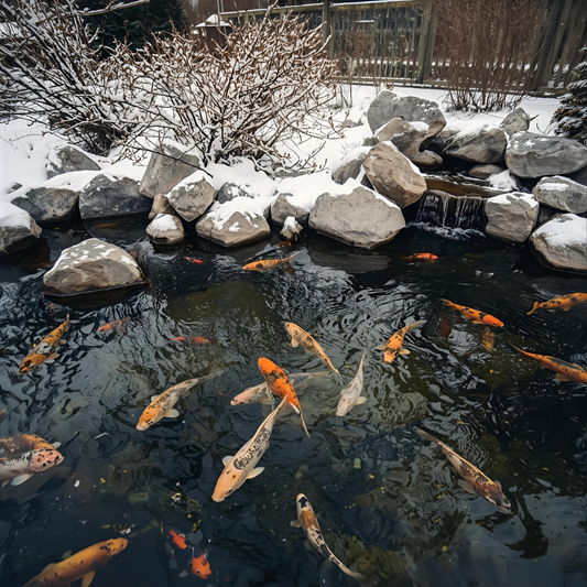 Sollte ein Teich im Winter beheizt werden: Vor- und Nachteile