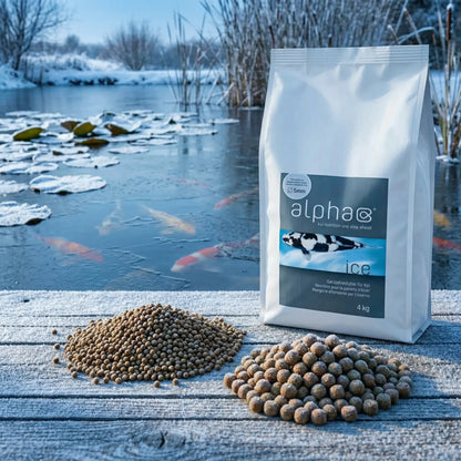 Alpha Ice Koifutter 3 & 15 kg – Sinkendes Winterfutter für Koi ab 10°C