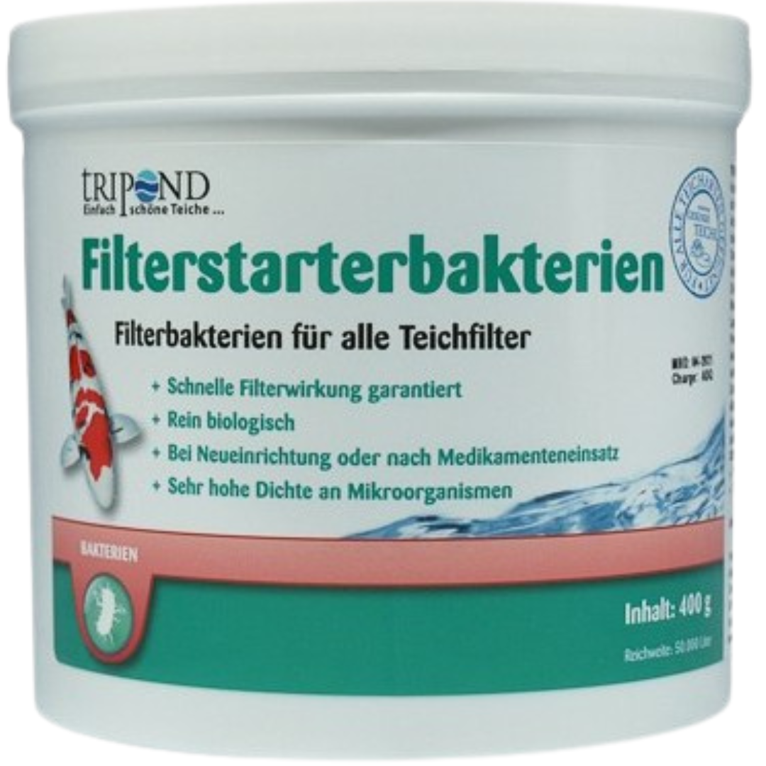 Tripond Filterstarterbakterien – Teichfilter schnell einfahren & Ammonium abbauen