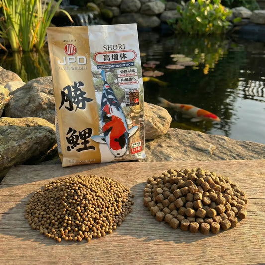 JPD Shori Koifutter 5 & 10 kg – Wachstumsfutter mit 45 % Protein, Probiotika & Astaxanthin