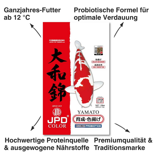 JPD Yamato Nishiki Farbfutter 7 mm Packung