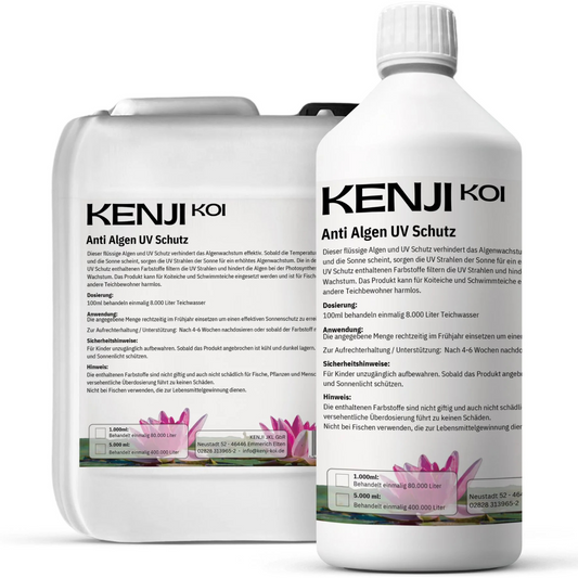 KENJI KOI Anti Algen UV Schutz 1 Liter und 5 Liter