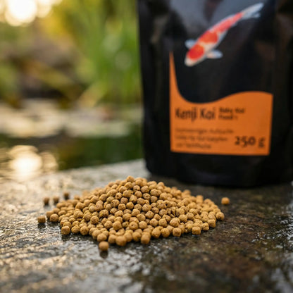 Kenji Koi Baby Koi Food 1 Größenvergleich