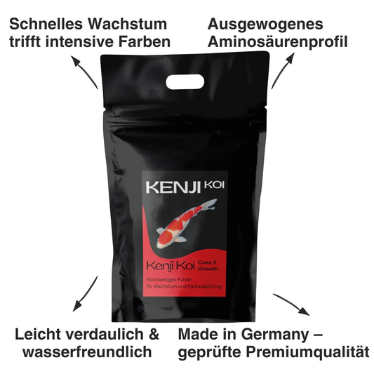 Color & Growth – Premium Farbfutter & Wachstumsfutter für Koi