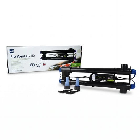 TMC Pro Pond UV-C Klärer 110 Watt – professioneller
Teichklärer auf weißem Hintergrund