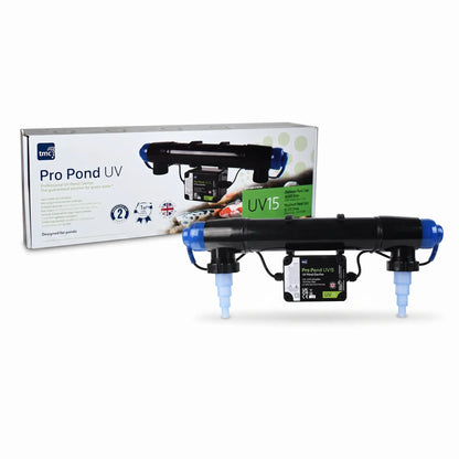 TMC Pro Pond UV-C Klärer 15 Watt – professioneller
Teichklärer auf weißem Hintergrund