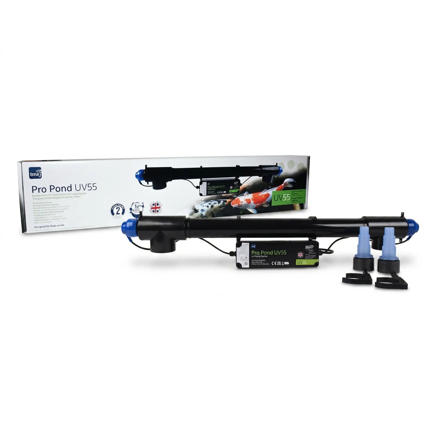 TMC Pro Pond UV-C Klärer 55 Watt – professioneller
Teichklärer auf weißem Hintergrund