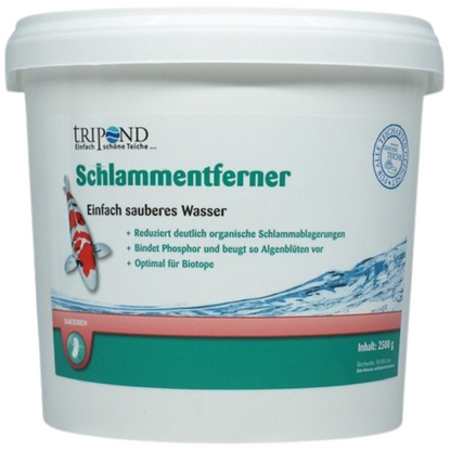 TRIPOND Schlammentferner 2,5 kg – Schlamm im Teich biologisch abbauen, Wasserqualität verbessern