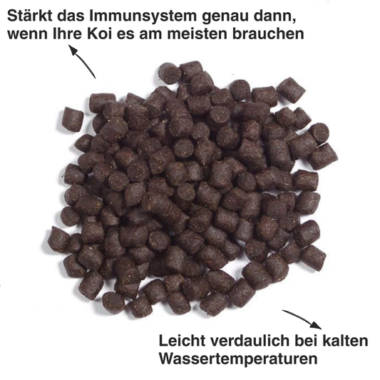 TRIPOND Koi Vollwert Winter 25kg sinkendes Winterfutter für Koi in Verpackung