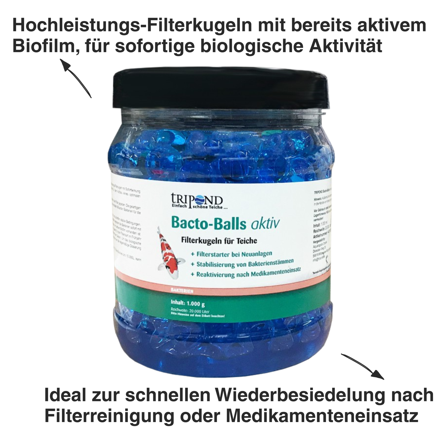 Tripond Bacto-Balls aktiv 1000 g