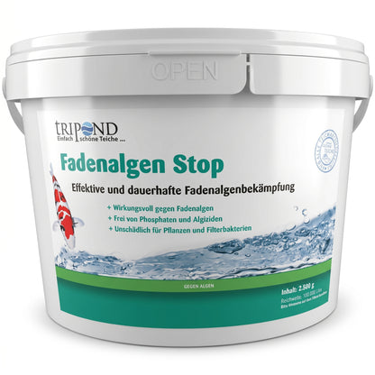 Tripond Fadenalgen Stop 2500 g Fadenalgenvernichter für Teiche bis 100.000 Liter