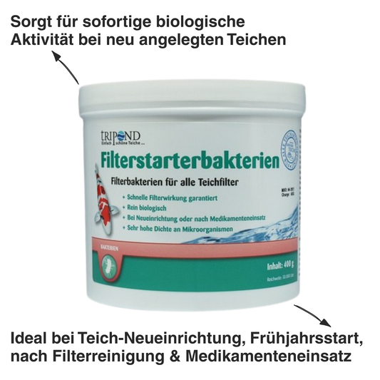 Tripond Filterstarterbakterien 400 g
