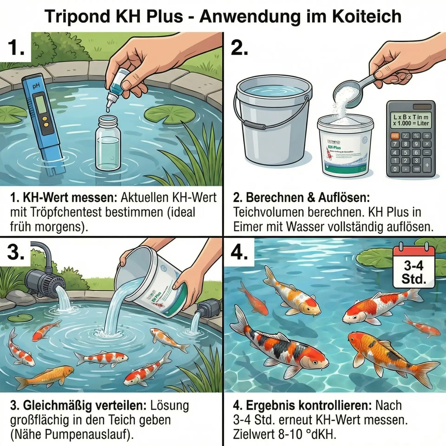 Tripond KH Plus Anwendung