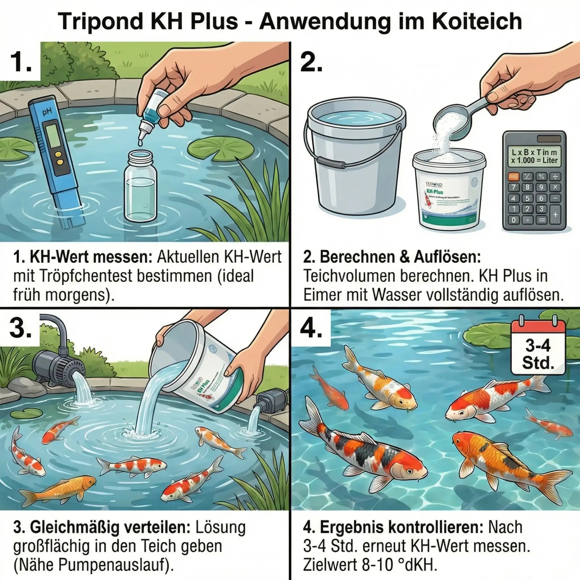 Tripond KH Plus Anwendung
