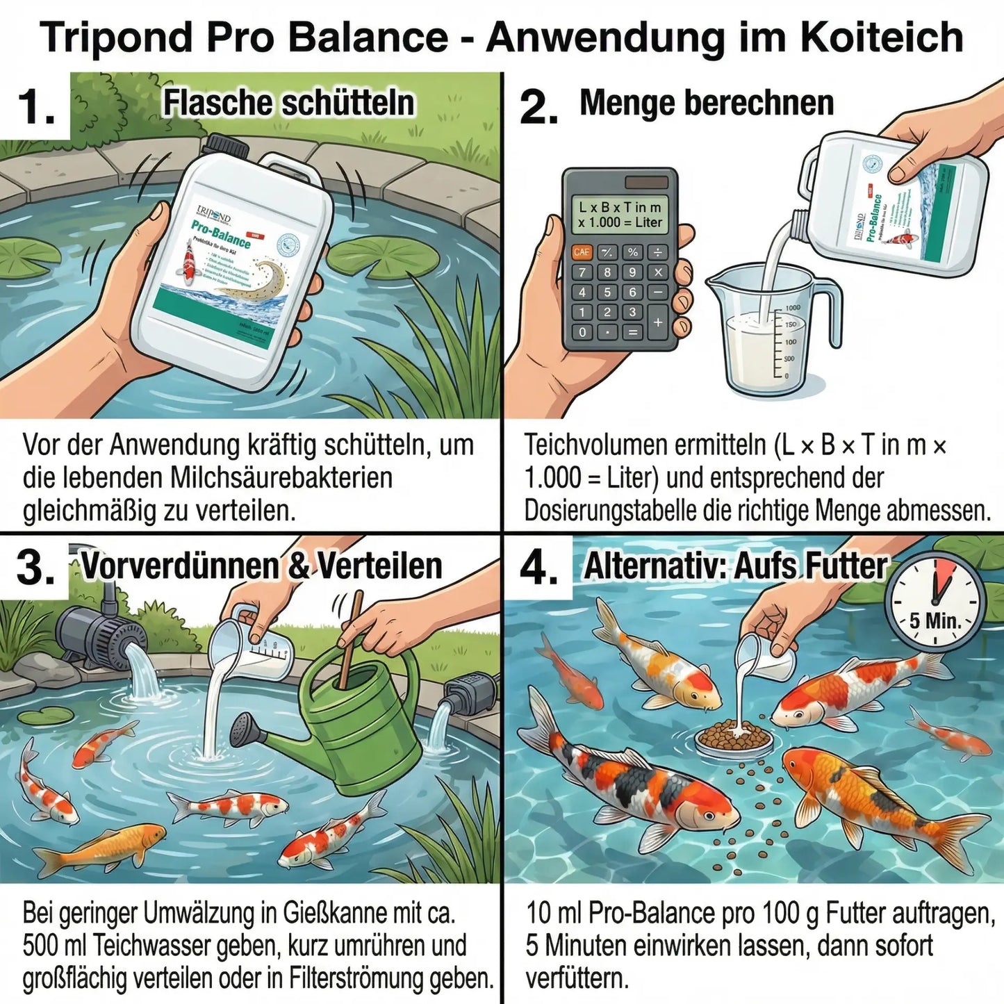 Tripond Pro Balance Anwendung