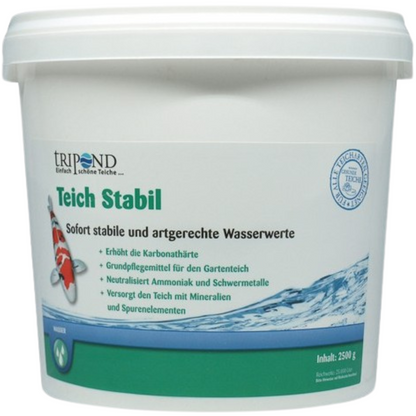 TRIPOND Teich Stabil 2,5 kg Packung – Wasserpflege Koiteich Grundpflegemittel