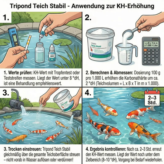 Tripond Teich Stabil Anwendung