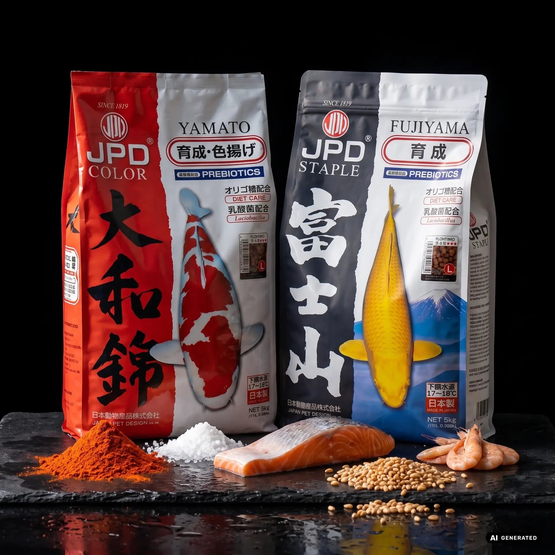 JPD Fujiyama + Yamato Koifutter Sparset – Basis- & Farbfutter Kombi