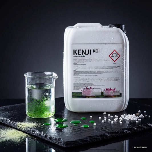 Klarwasser-Kur Set – Grünwasser Ex und Turbo Phosphatbinder für klares Teichwasser