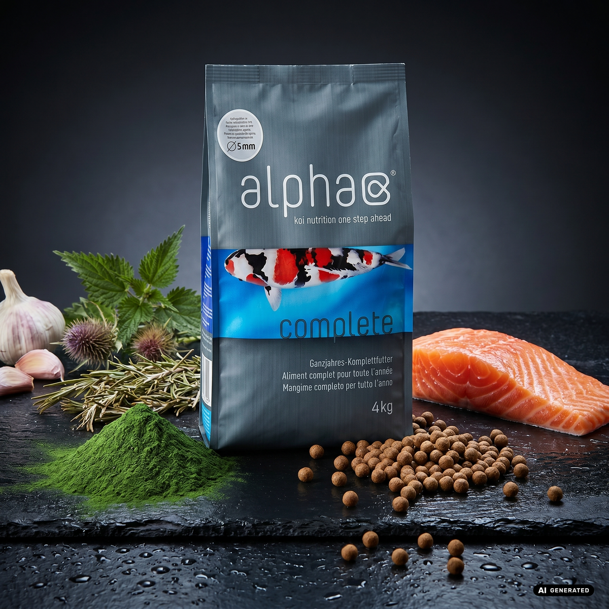 Alpha Farbintensivierungs-Bundle – Alpha Complete & Alpha Color Koifutter