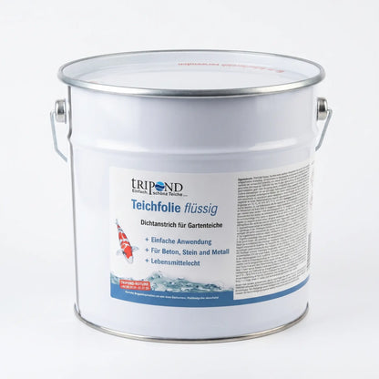 TRIPOND Teichfolie Flüssig 5 Liter – flüssige Teichfolie für kleine Gartenteiche und Bachläufe